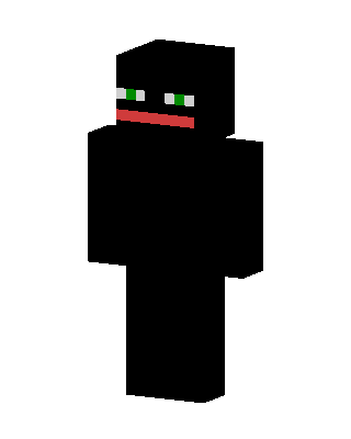 Black Villain Boy skin, 3D preview