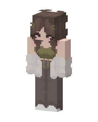 Brown Hero Girl Minecraft skin