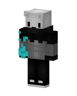 Polar Bear Hoodie skin, 3D preview