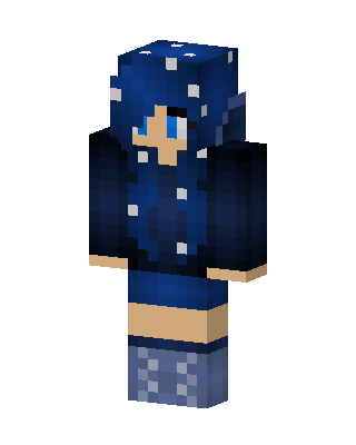 Starry Night Hoodie skin, 3D preview