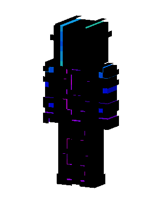 Neon Shadow skin, 3D preview