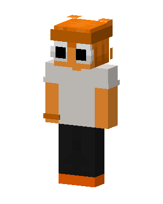 Orange Goggle Boy skin, 3D preview