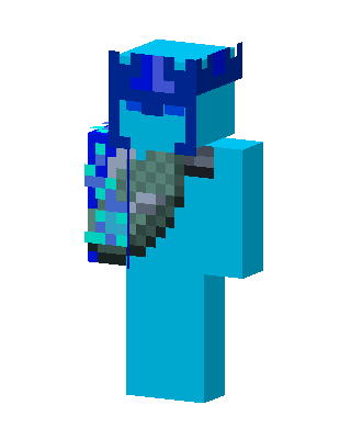 Cyan Knight Boy Minecraft skin