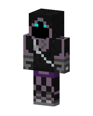 Black Ninja Girl Minecraft skin