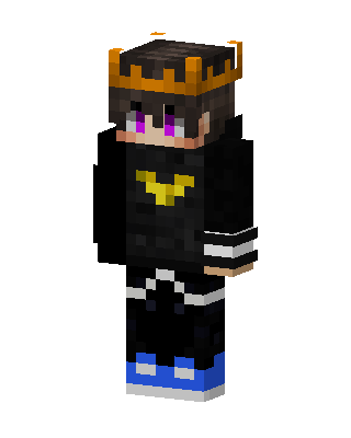 Crowned Bat Hoodie skin, 3D preview