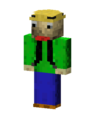 Green Player Boy skin, 3D preview