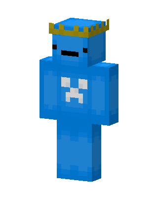 Blue King skin, 3D preview