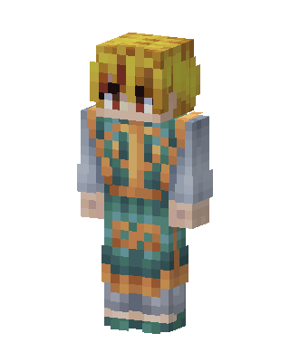 Kurapika skin, 3D preview