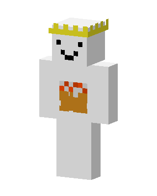 Crowned Cake Ghost skin, 3D preview