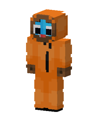 Orange Hazmat Minecraft skin