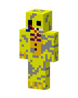Yellow Animal skin, 3D preview