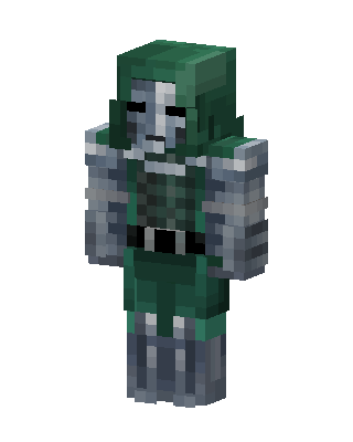 Doctor Doom skin, 3D preview