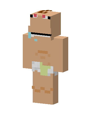 Gingerbread Baby Minecraft skin