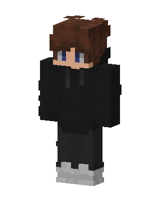 Hoodie Boy skin, 3D preview