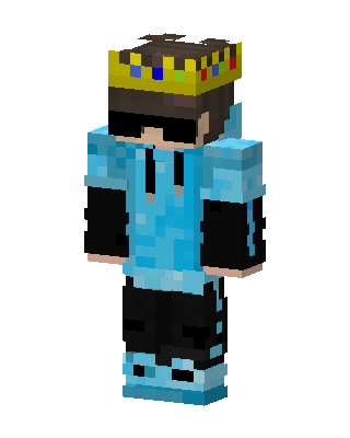 Blue King skin, 3D preview