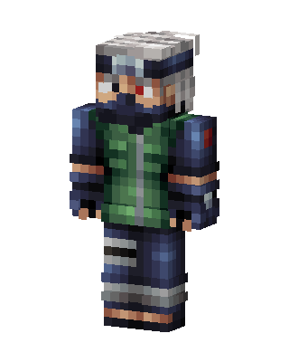 Kakashi Hatake skin, 3D preview