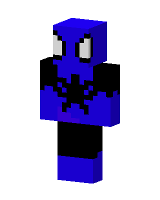 Blue Spider-Man Minecraft skin
