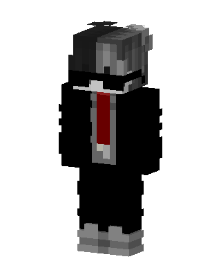 Monochrome Suit skin, 3D preview