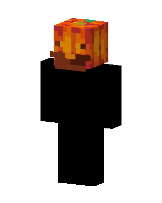 Pumpkin Head skin, 3D preview