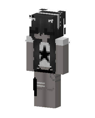 Star Goth Girl skin, 3D preview