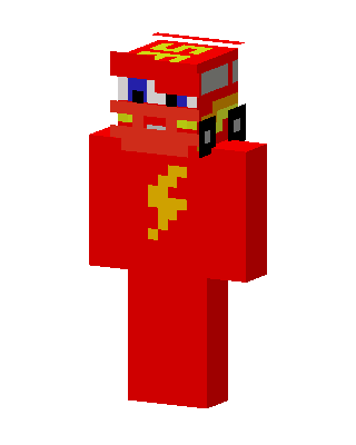 Lightning McQueen skin, 3D preview