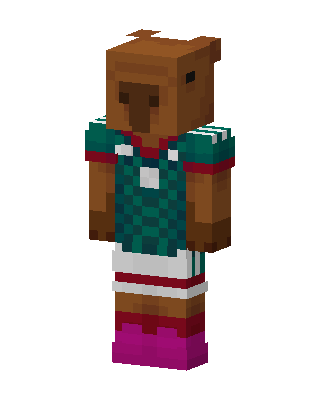 Capybara Footballer Minecraft skin
