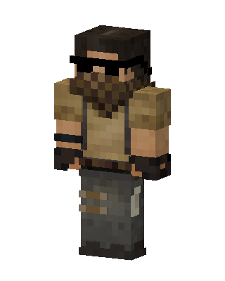 Brown Fighter Boy Minecraft skin