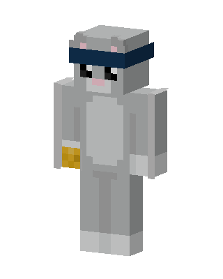 Gray Animal Minecraft cute skin