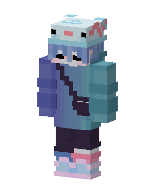 Axolotl Hoodie Minecraft skin