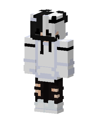 Panda Hoodie Minecraft skin