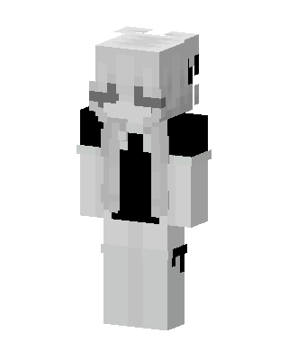 Monochrome Ghost skin, 3D preview