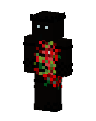 Black Glowing Villain Boy Minecraft skin