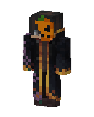 Pumpkin Reaper skin, 3D preview