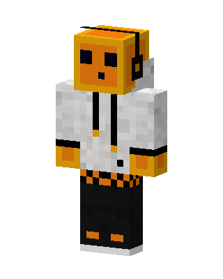 Pumpkin Hoodie Kid Minecraft skin