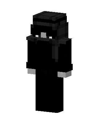 Black Masked Villain Minecraft skin