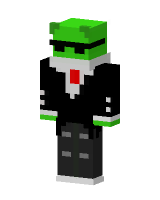 Frog In Suit Minecraft YouTuber skin