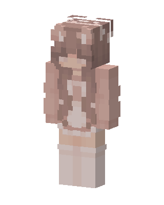 Cozy Bear Girl skin, 3D preview
