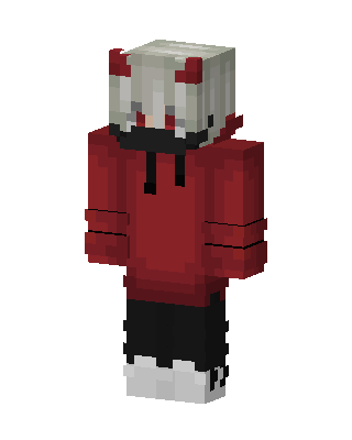 Red Horn Hoodie Minecraft skin