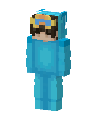 Diamond Onesie Goggles skin, 3D preview