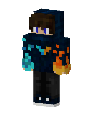 Fire And Ice Minecraft skin