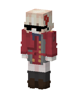 Red Player Boy skin, 3D preview