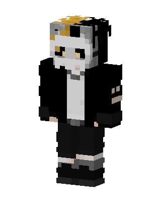 Masked Gold Hair skin, 3D preview