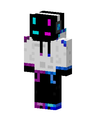 Neon Robot Minecraft skin