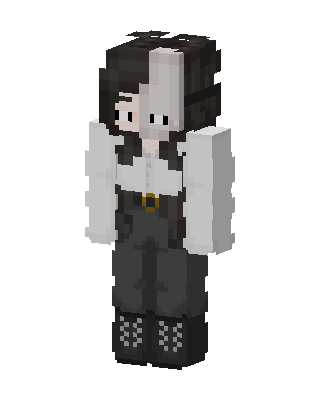 Monochrome Rogue skin, 3D preview