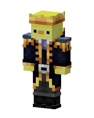 Duck Captain skin, 3D preview