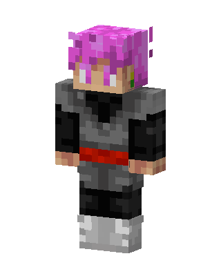 Goku Black Rosé skin, 3D preview
