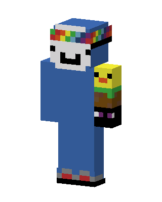 Blue Pride Boy Minecraft skin