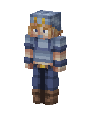 Blue Squire Minecraft skin