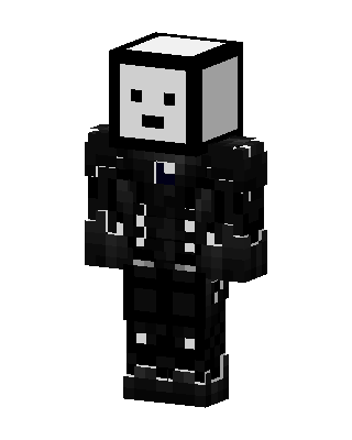 Cube Head Knight skin, 3D preview