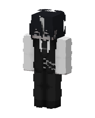 Monochrome Butler skin, 3D preview